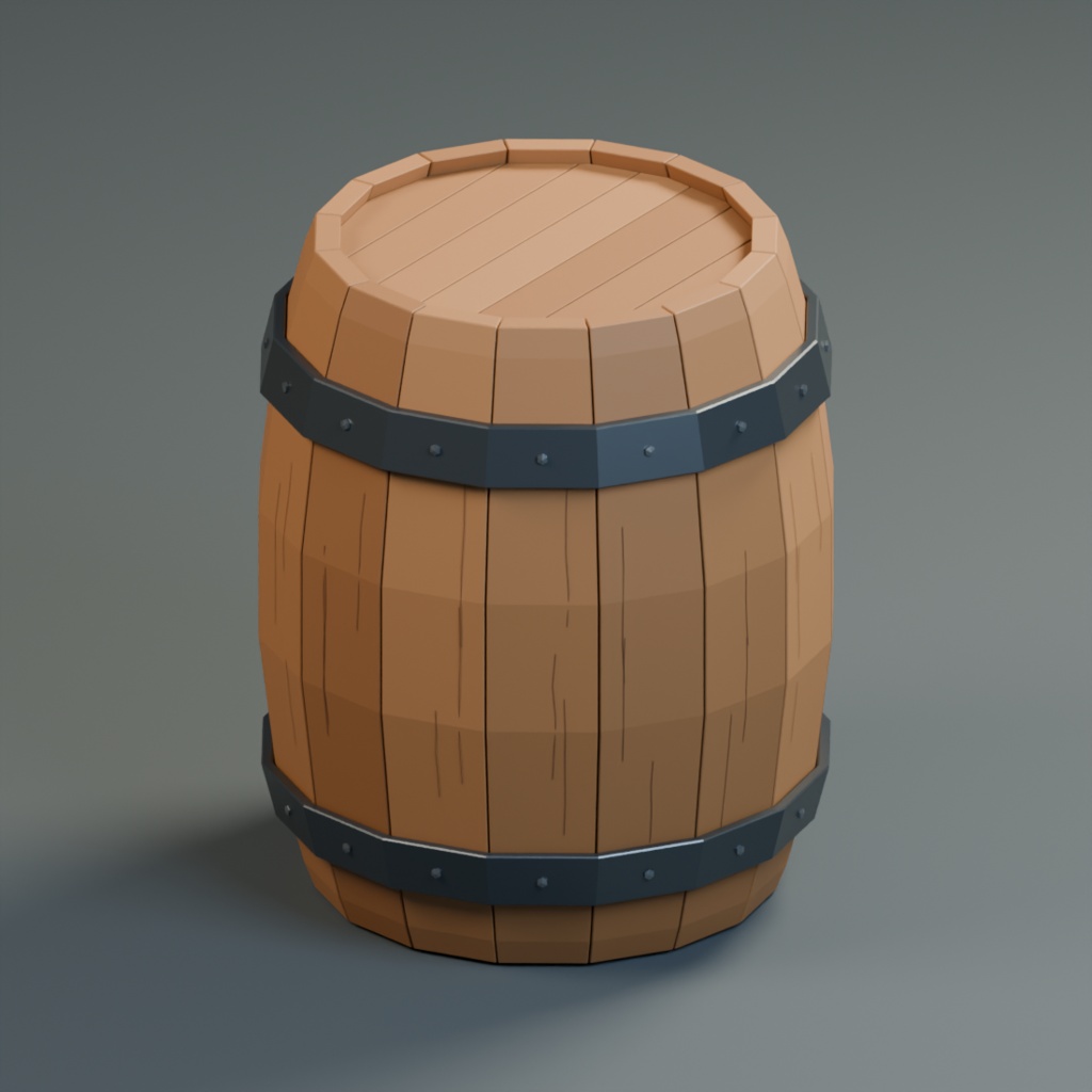 ローポリ ファンタジーRPG 3D小物セット Vol.1【Blender / FBX / GLB】
