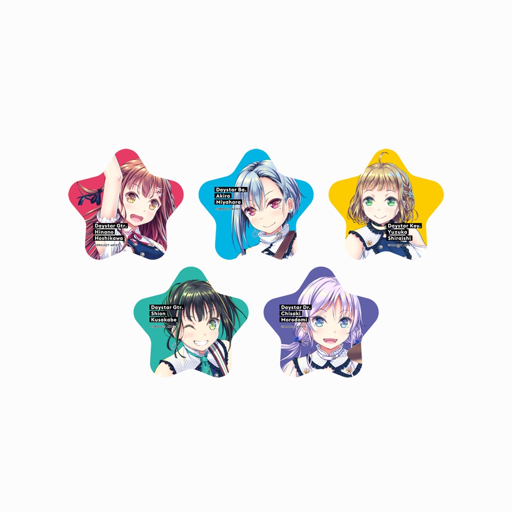 Daydream Flowers 星型缶バッチセット