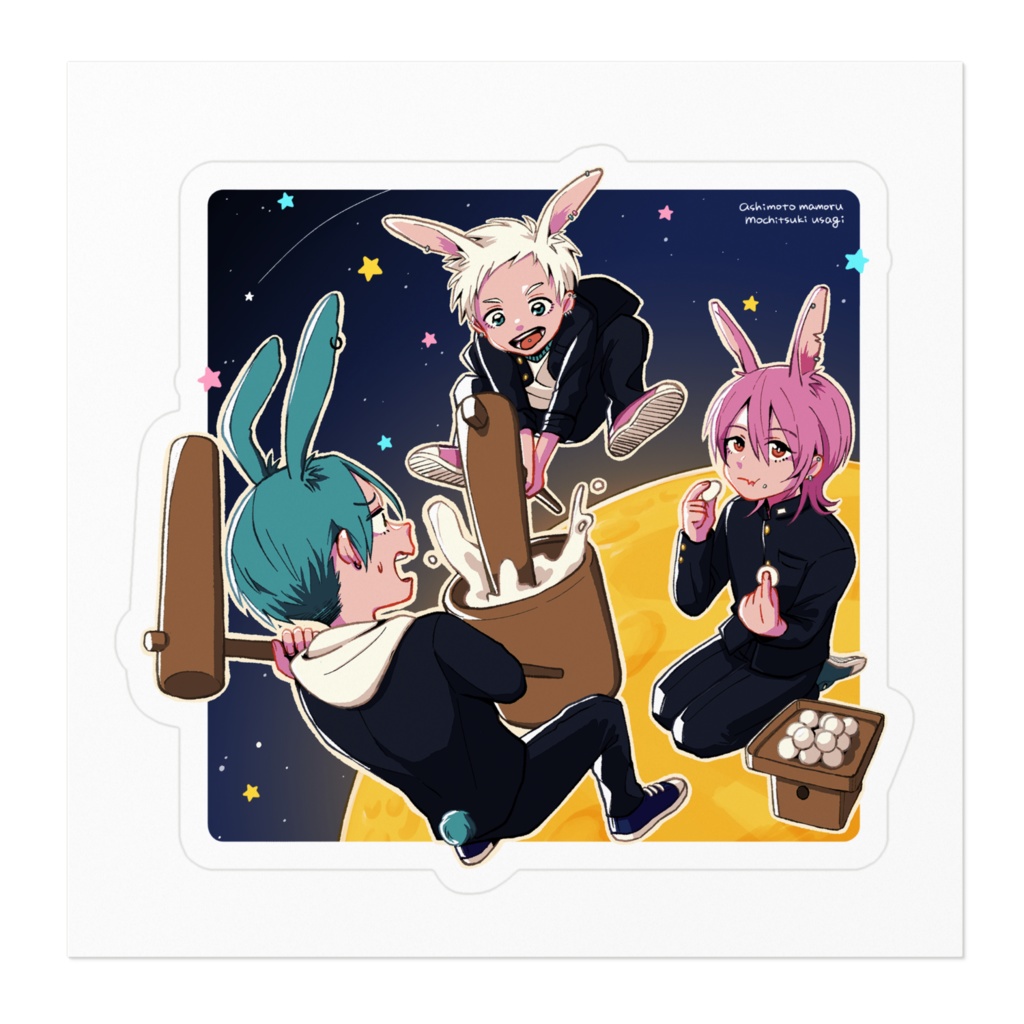 もちつきウサギ