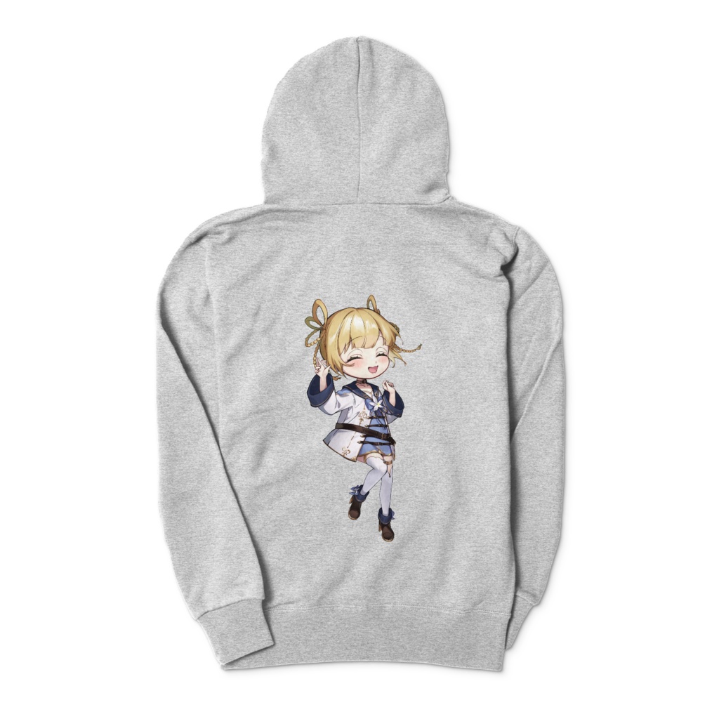 らんきゃんパーカーNo.3 グレー