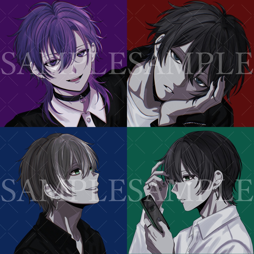 【フリーアイコン】4点セット / Free Icon Set: 4 Types