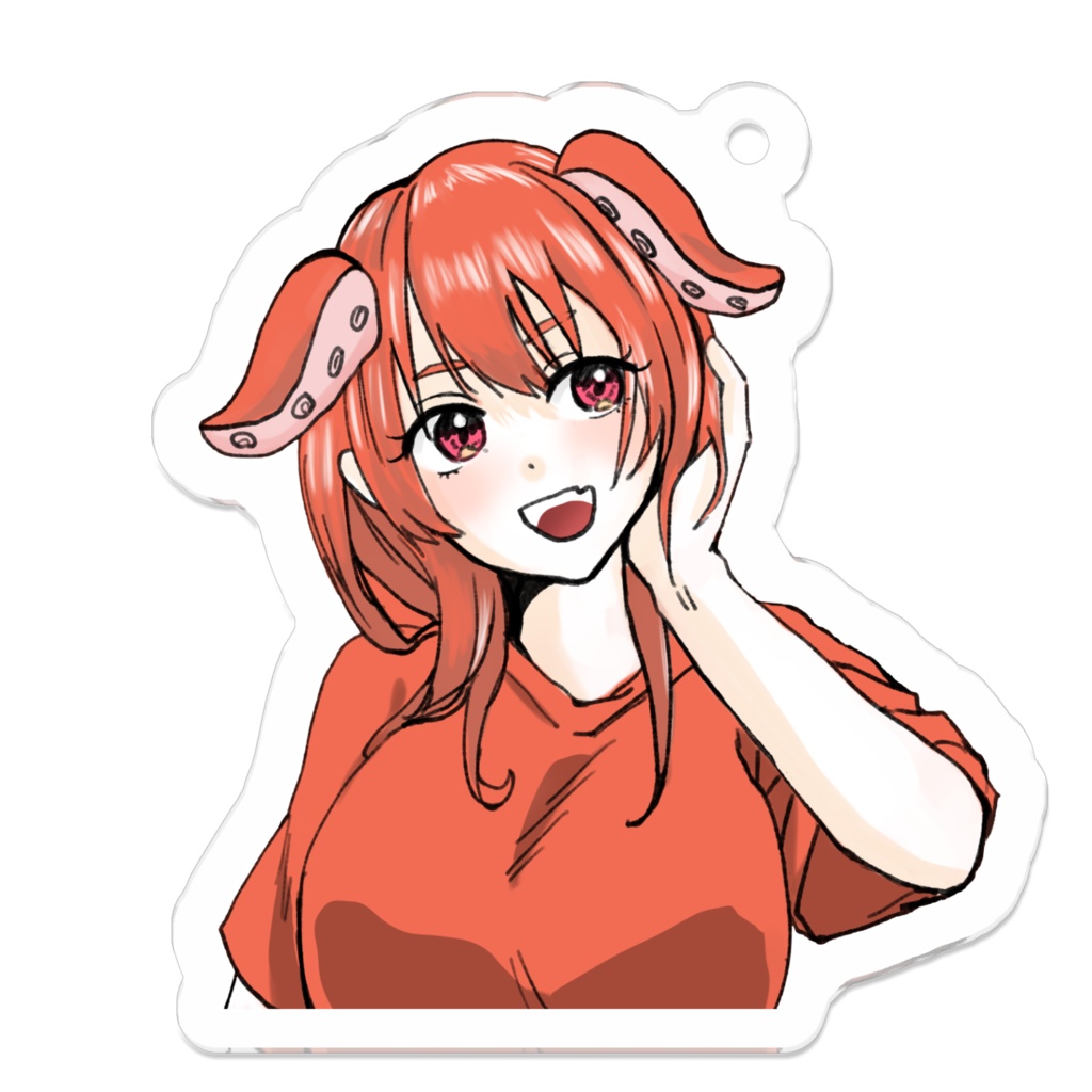 Tako-chan Acrylic keychain!