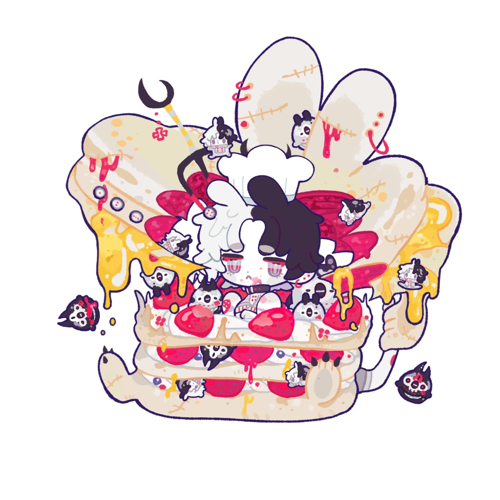 クッションキーホルダー