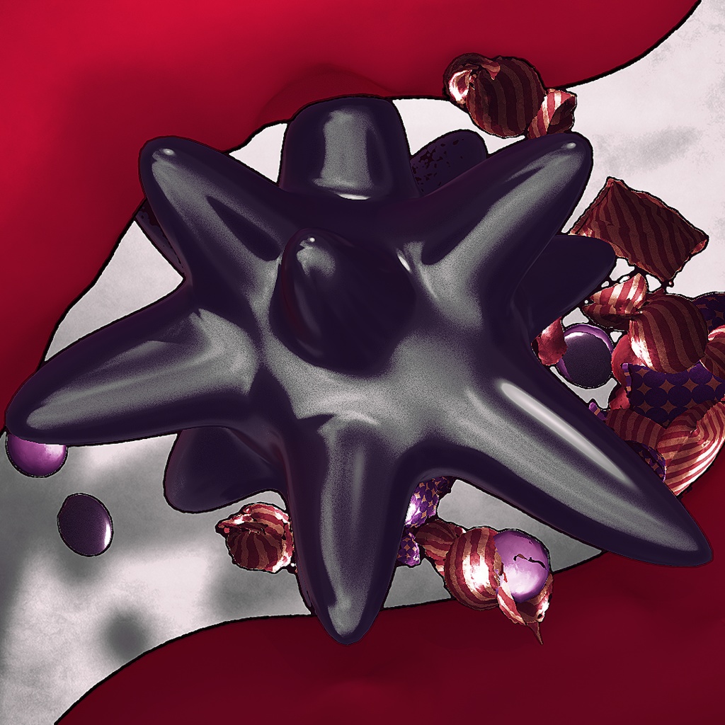 停泊ステップレンチキュラーステッカー