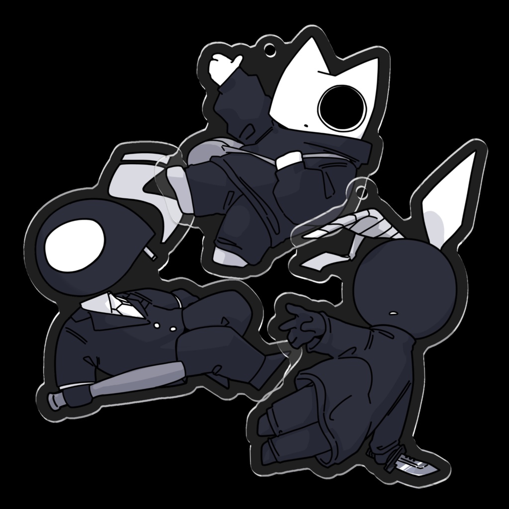 【VOID.】VOID組　落っこちアクリルキーホルダー