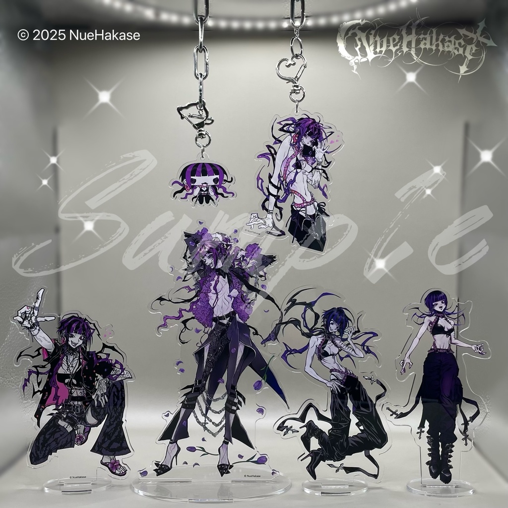 ✉️鵺レターアクリルキーホルダー💜