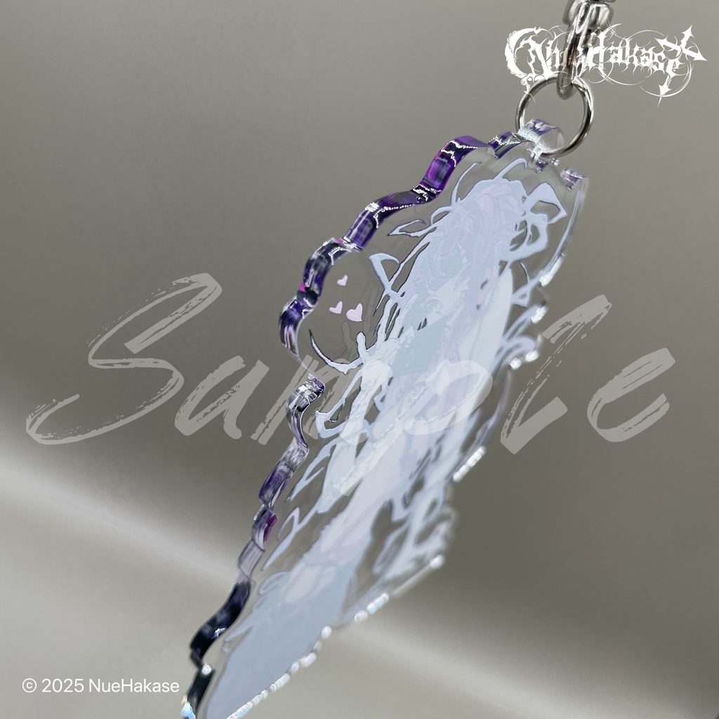 ✉️鵺レターアクリルキーホルダー💜