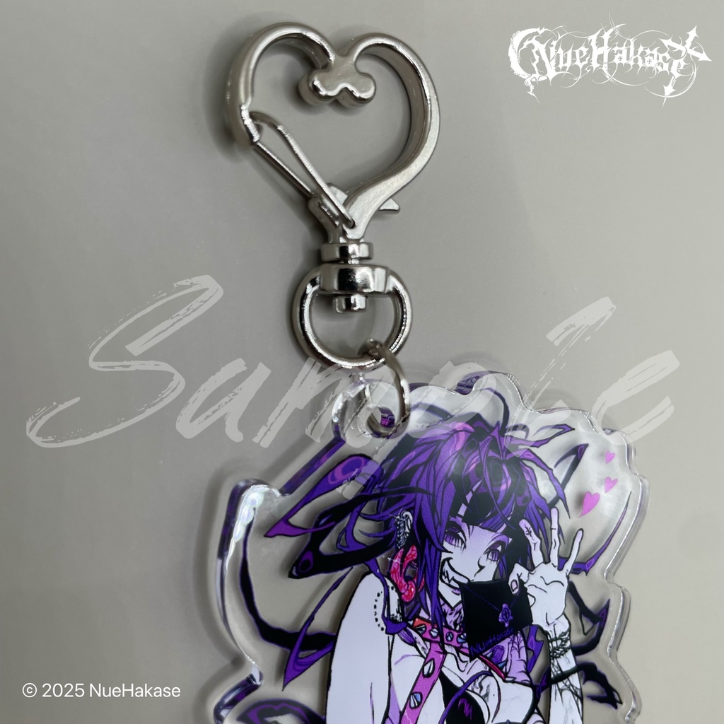 ✉️鵺レターアクリルキーホルダー💜