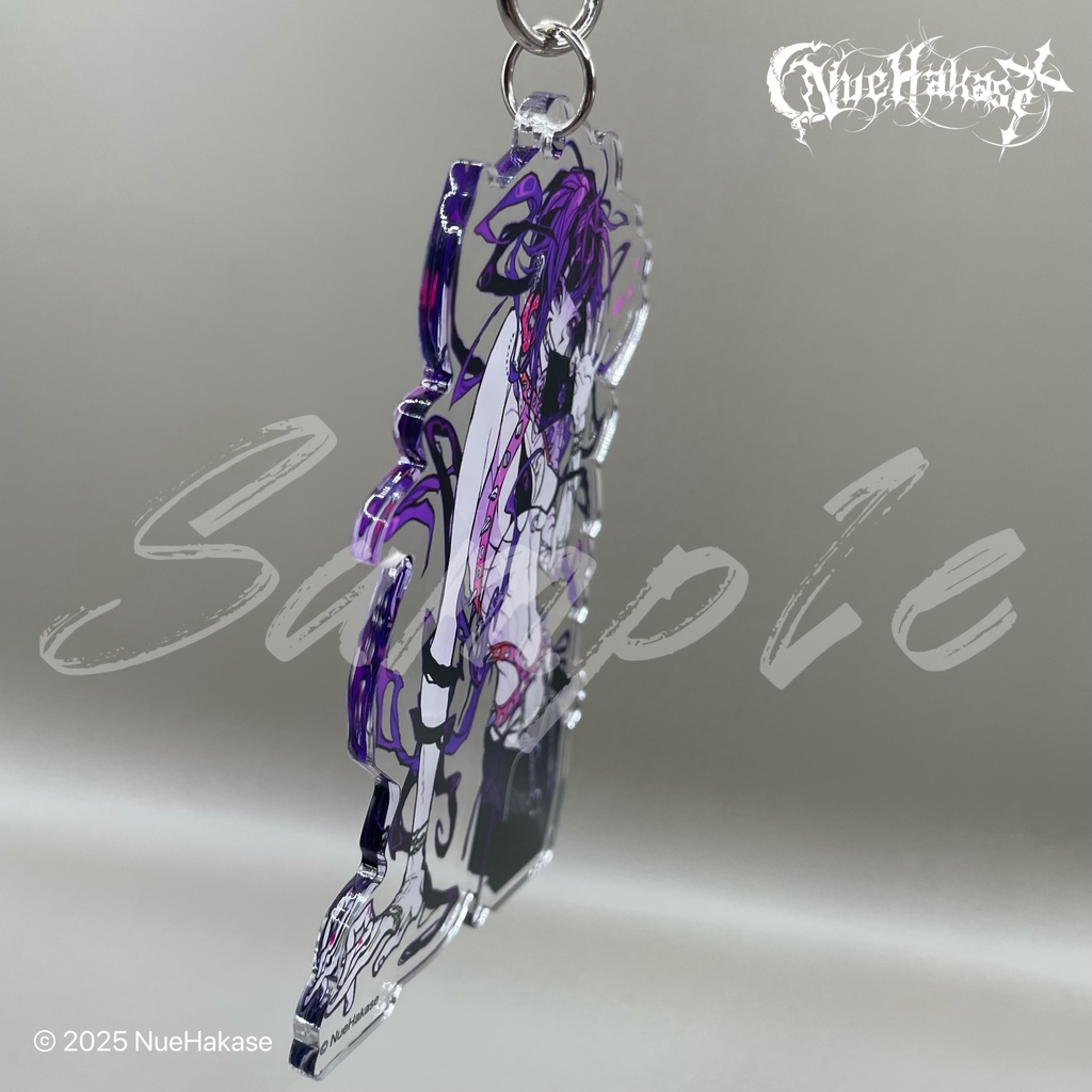 ✉️鵺レターアクリルキーホルダー💜