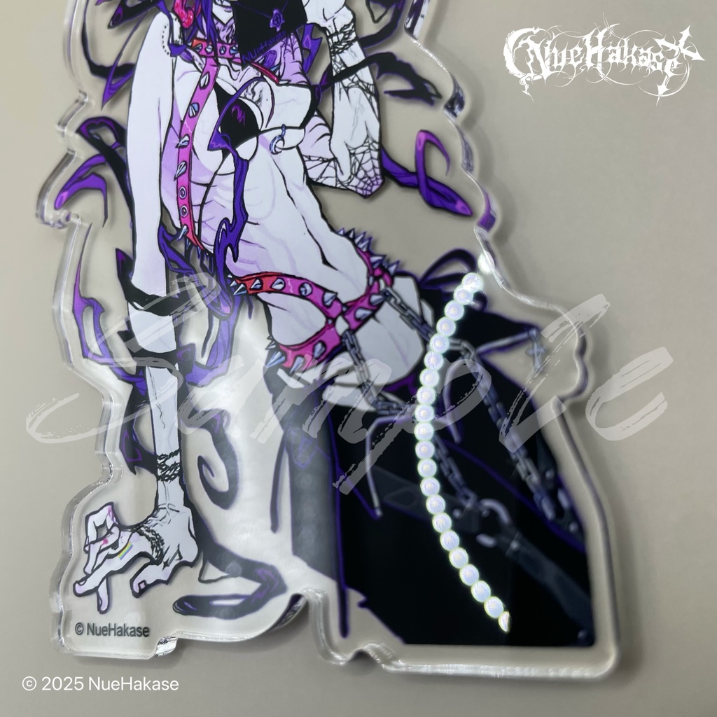 ✉️鵺レターアクリルキーホルダー💜