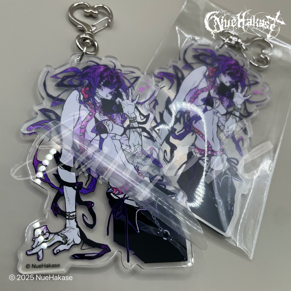 ✉️鵺レターアクリルキーホルダー💜