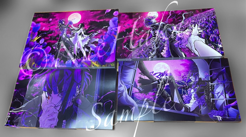 A4厚紙ポスターセット(4種)