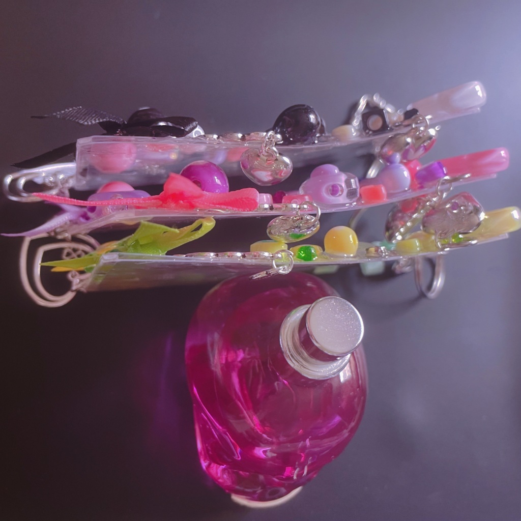 ハートまみれトレカケースキーホルダー