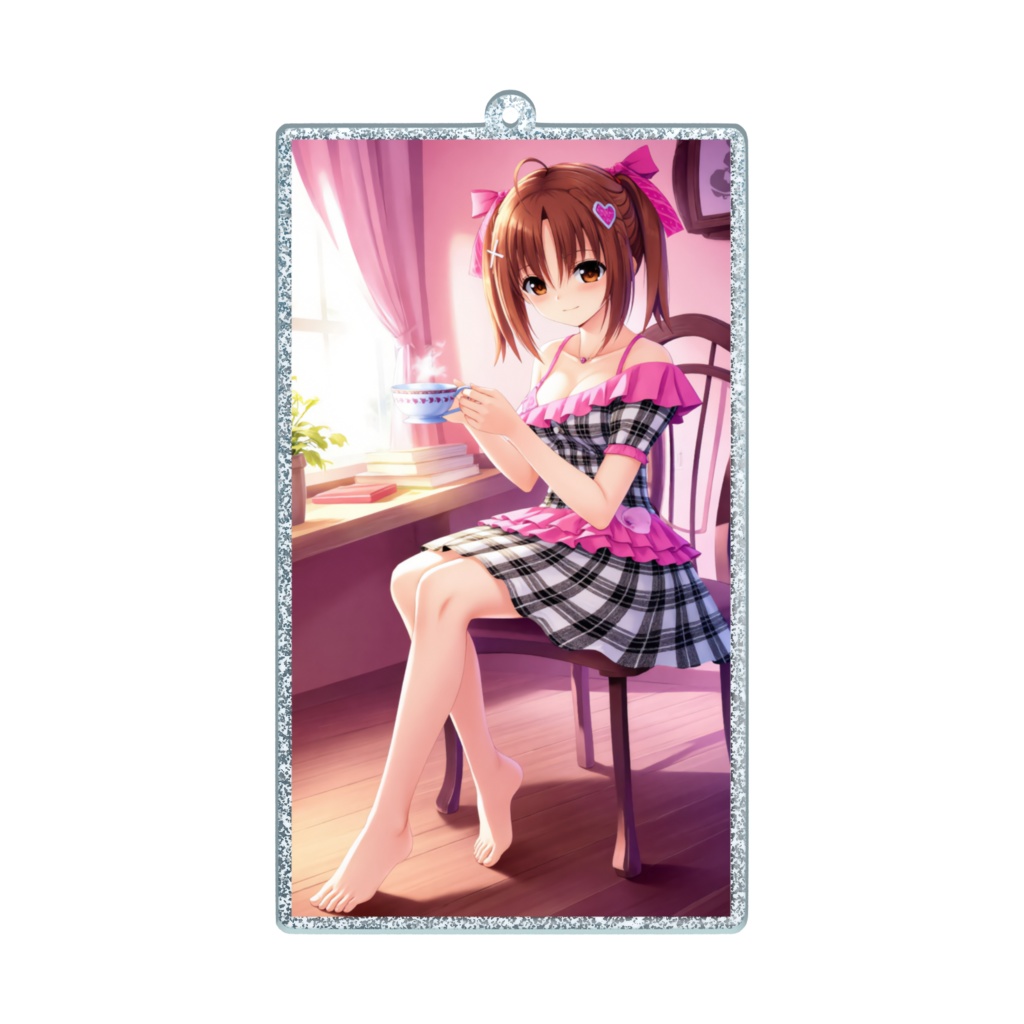 fuwara　ラメアクリルホルダー ティータイム　シーン1