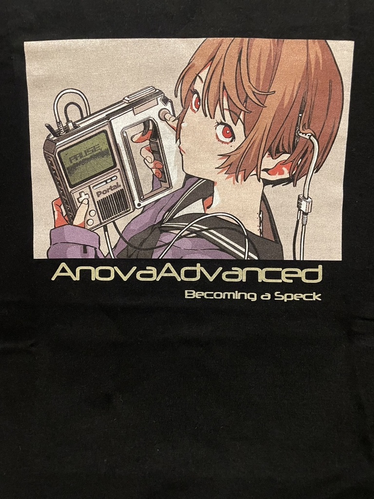 「電脳少女」T-shirt ブラック