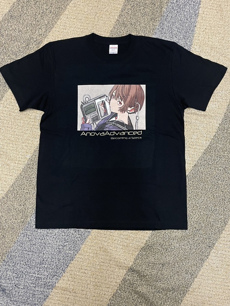 「電脳少女」T-shirt　ブラック