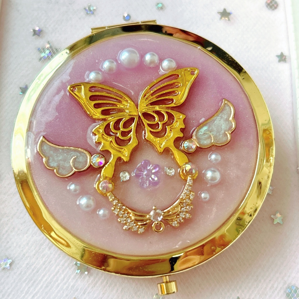 コンパクトミラー エンジェルバタフライ