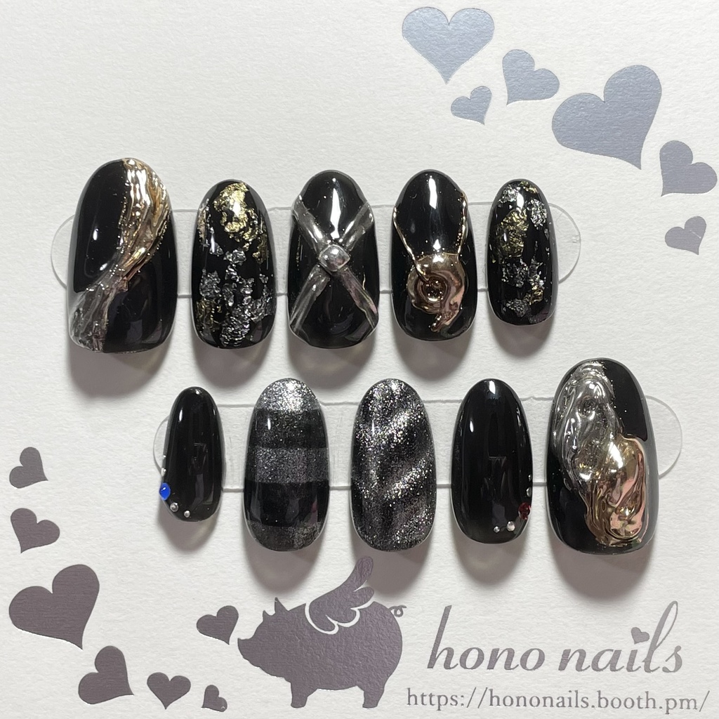 デザインお任せオーダー痛ネイル