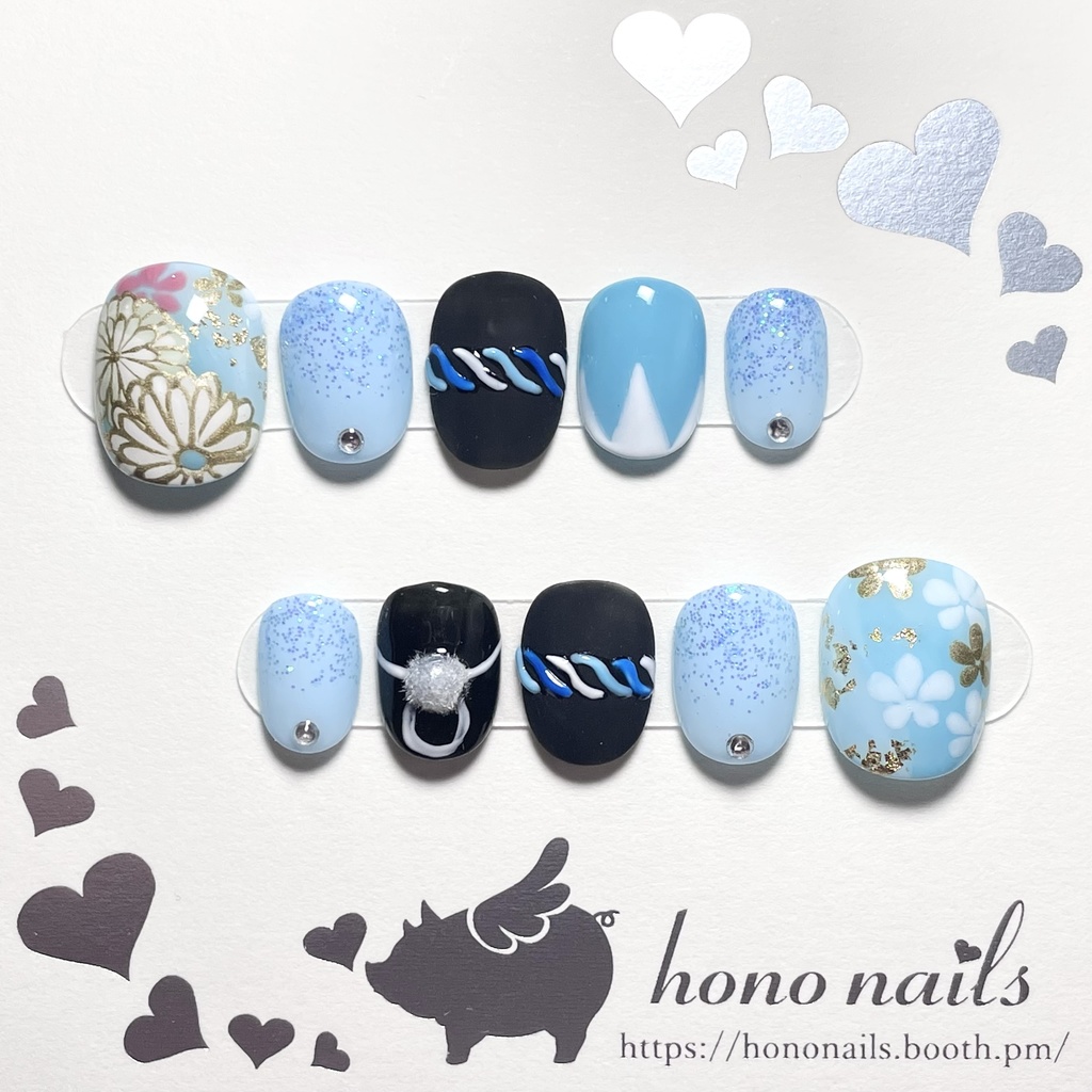 デザインお任せオーダー痛ネイル