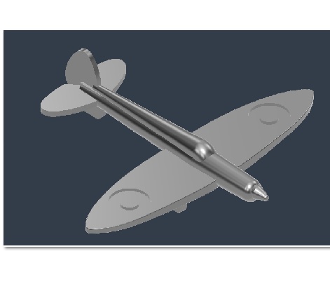 ボードゲーム用の駒,セミスケール飛行機3Dプリント用.STLデーター
