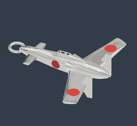 震電ジェットデーター.stl イヤリング用付き