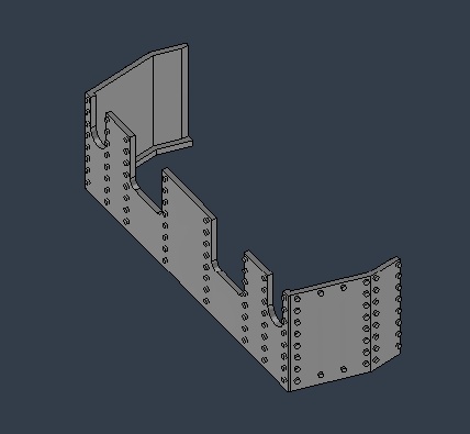 4連装 40mmボフォース対空機関砲 45°