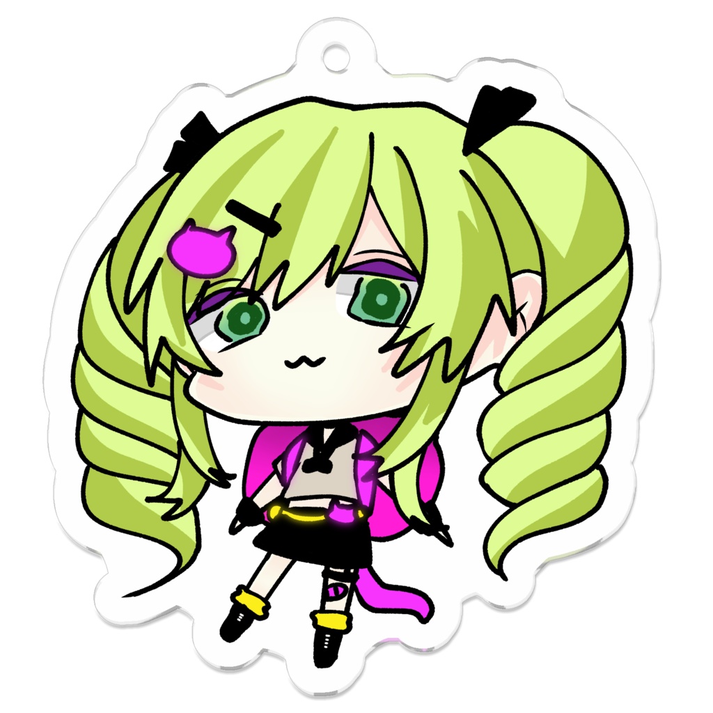 狼ゲーム 神木リツアクリルキーホルダー2 ﾆｮｷ星人の店 Booth