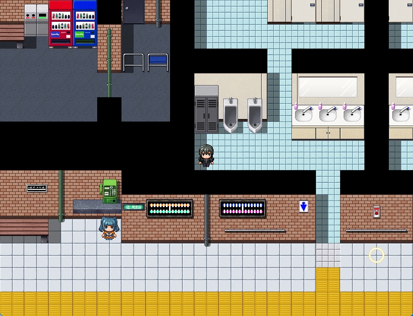 RPGツクールMV・MZ用 マップチップ・タイルセット01 『地下鉄』