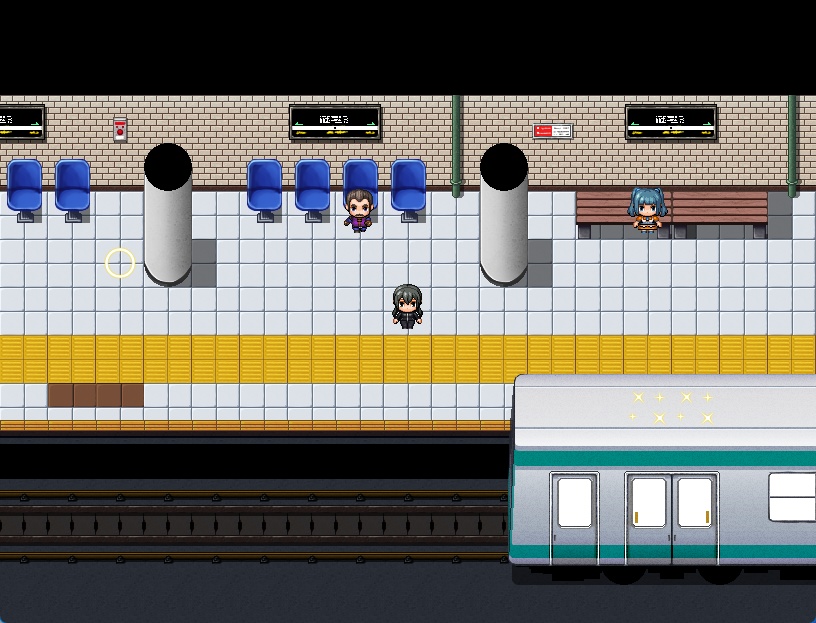 RPGツクールMV・MZ用 マップチップ・タイルセット01 『地下鉄』