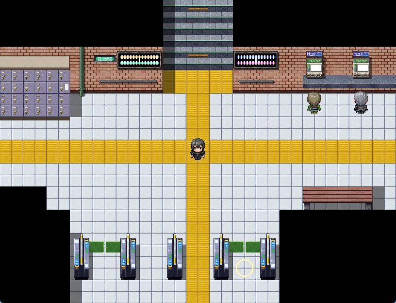 RPGツクールMV・MZ用 マップチップ・タイルセット01 『地下鉄』