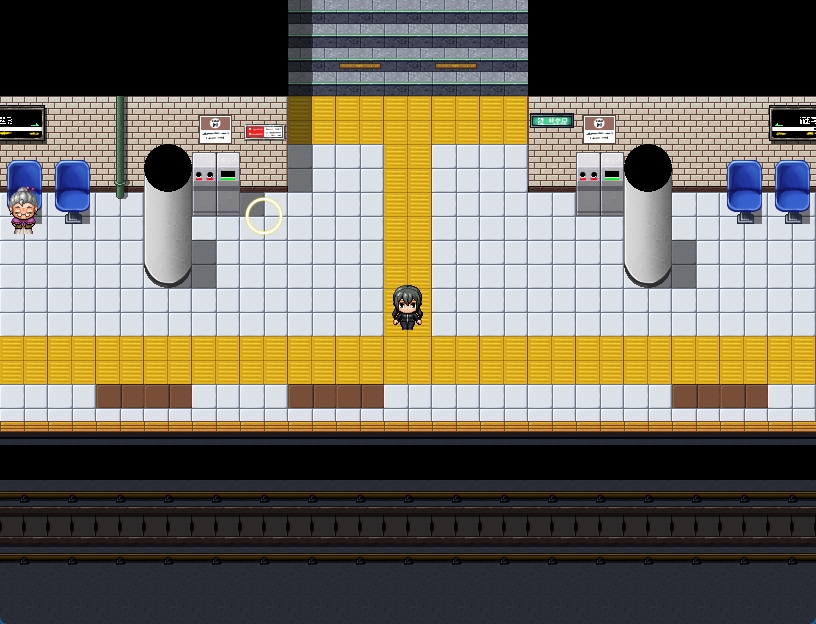 RPGツクールMV・MZ用 マップチップ・タイルセット01 『地下鉄』