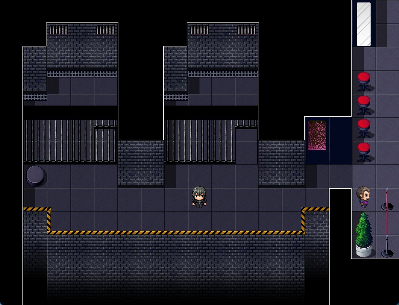 RPGツクールMV・MZ用 マップチップ・タイルセット02 『ナイトクラブ・SF・サイバーパンク・秘密基地・闇カジノ』