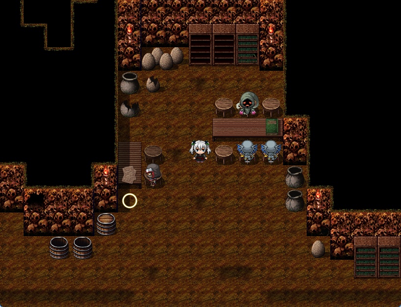 RPGツクールMV・MZ用 マップチップ・タイルセット03 『カタコンベ・地下墓地・深淵・洞窟・ダンジョン』