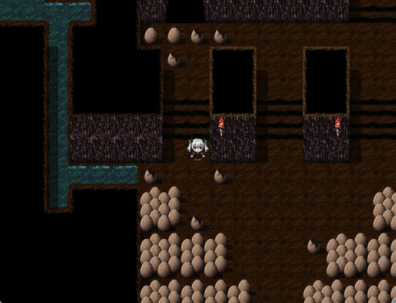 RPGツクールMV・MZ用 マップチップ・タイルセット03 『カタコンベ・地下墓地・深淵・洞窟・ダンジョン』