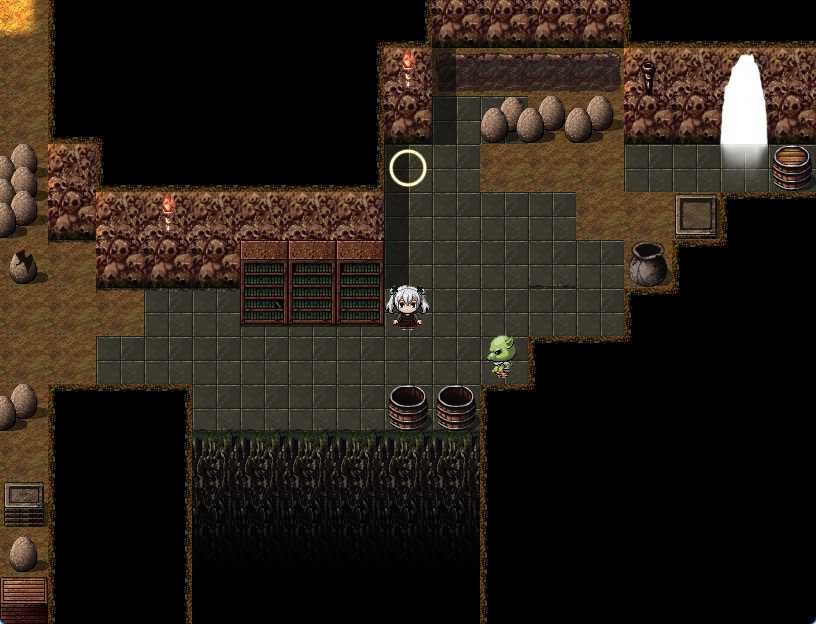 RPGツクールMV・MZ用 マップチップ・タイルセット03 『カタコンベ・地下墓地・深淵・洞窟・ダンジョン』