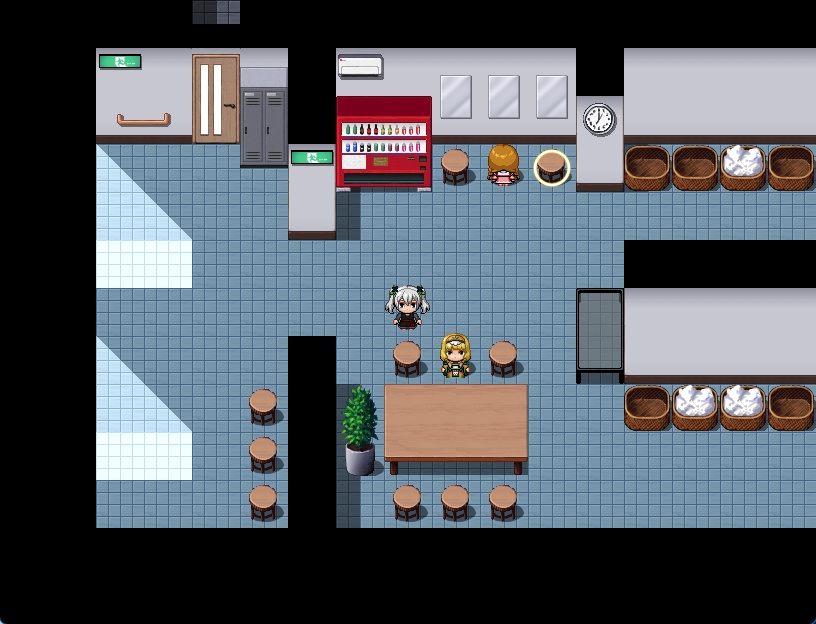 RPGツクールMV・MZ用 マップチップ・タイルセット05 『学生寮・日本の住宅・現代・室内・屋内・内装・家の中』