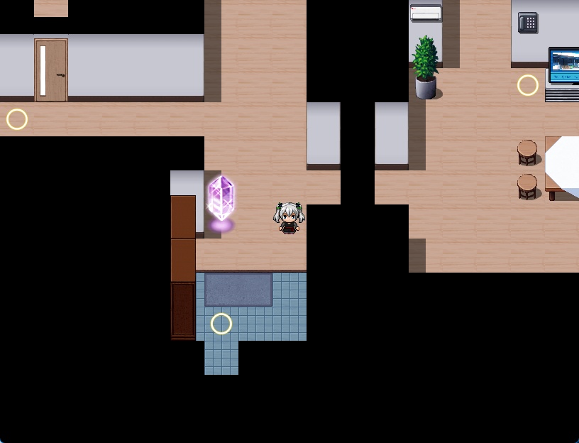 RPGツクールMV・MZ用 マップチップ・タイルセット05 『学生寮・日本の住宅・現代・室内・屋内・内装・家の中』