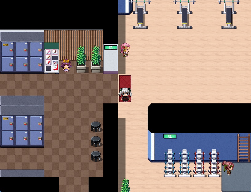 RPGツクールMV・MZ用 マップチップ・タイルセット06 『市民プール・スポーツジム』