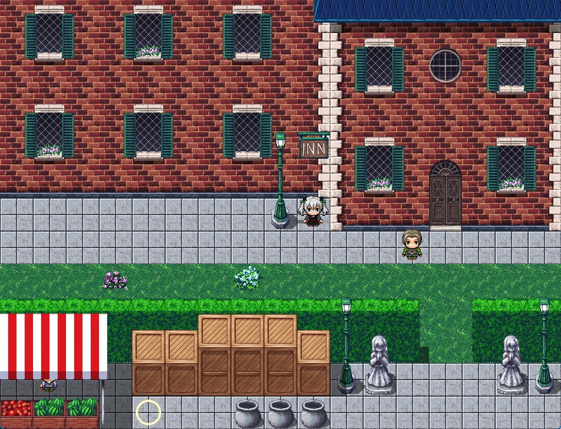 RPGツクールMV・MZ用 マップチップ・タイルセット09 『西洋・ファンタジー・都市・外装・街・町・水の都・スラム街・港』