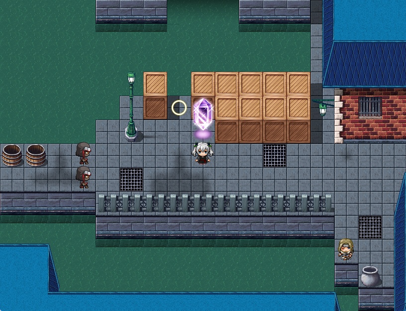 RPGツクールMV・MZ用 マップチップ・タイルセット09 『西洋・ファンタジー・都市・外装・街・町・水の都・スラム街・港』