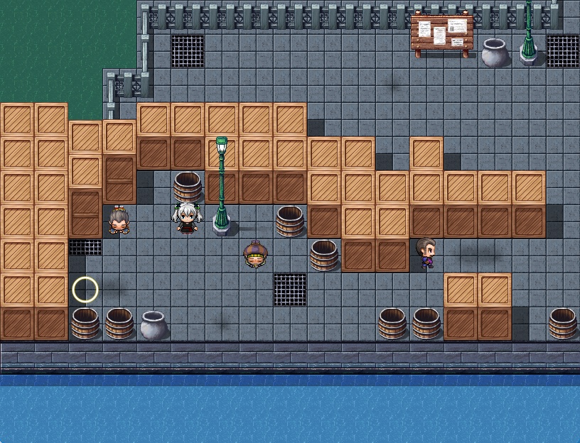 RPGツクールMV・MZ用 マップチップ・タイルセット09 『西洋・ファンタジー・都市・外装・街・町・水の都・スラム街・港』