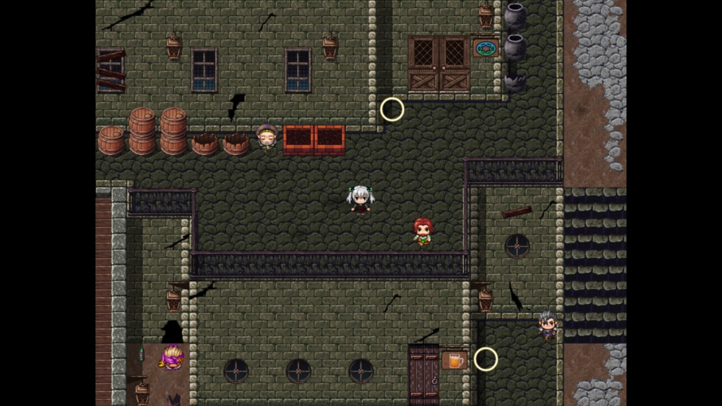 RPGツクールMV・MZ用 マップチップ・タイルセット11 『ファンタジー・外装・城塞都市・スラム街・西洋建築・街・町・港』