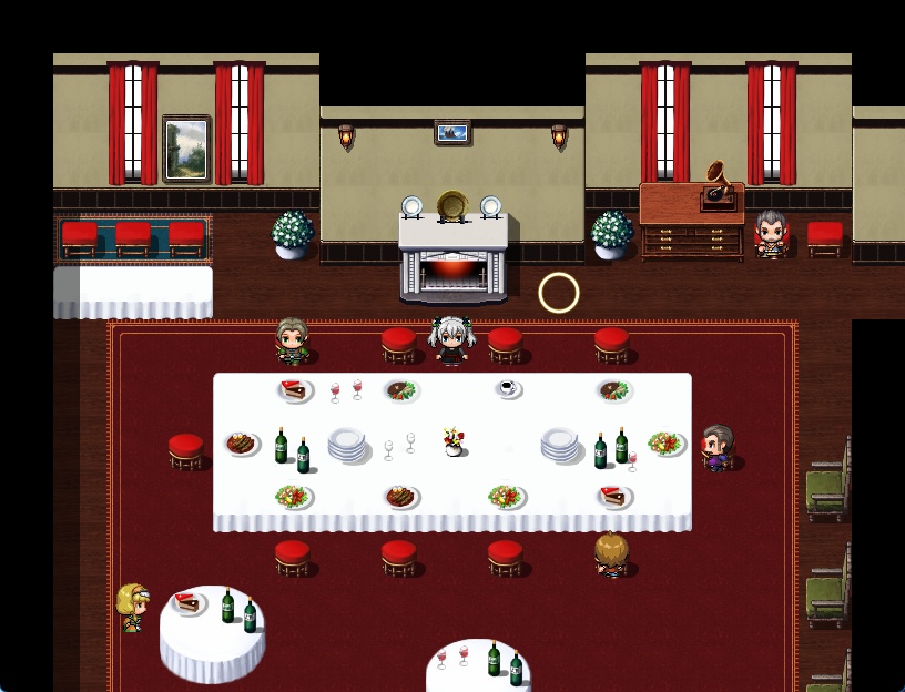 RPGツクールMV・MZ用 マップチップ・タイルセット12 『ファンタジー・内装・西洋建築・ヨーロッパ・館・民家』