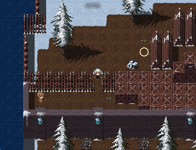 RPGツクールMV・MZ用 マップチップ・タイルセット14 『炭鉱町・雪の街・冬の街・スラム街・ファンタジー・ヨーロッパ』