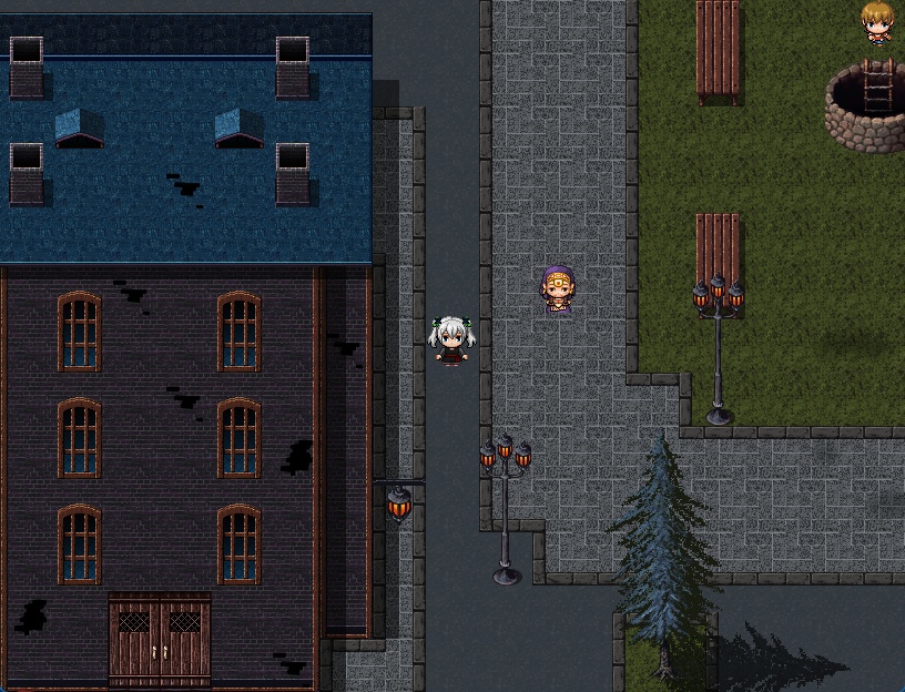 RPGツクールMV・MZ用 マップチップ・タイルセット14 『炭鉱町・雪の街・冬の街・スラム街・ファンタジー・ヨーロッパ』