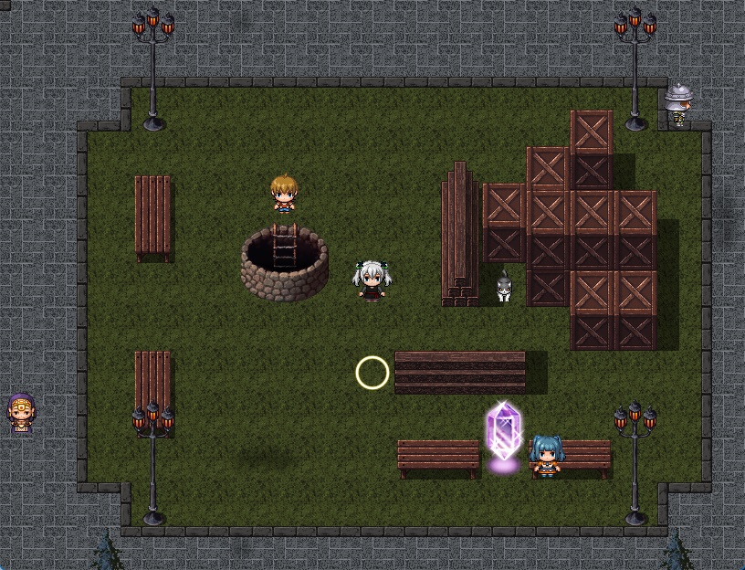 RPGツクールMV・MZ用 マップチップ・タイルセット14 『炭鉱町・雪の街・冬の街・スラム街・ファンタジー・ヨーロッパ』