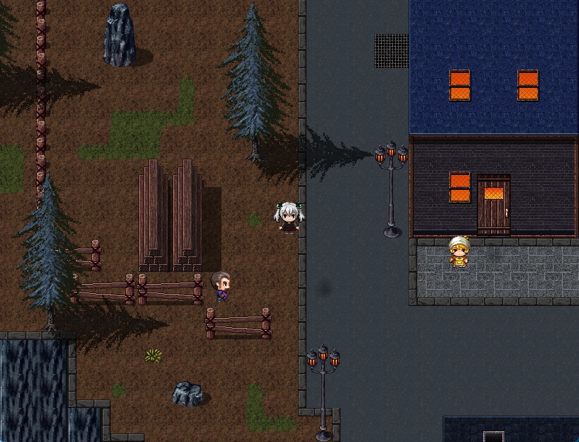 RPGツクールMV・MZ用 マップチップ・タイルセット14 『炭鉱町・雪の街・冬の街・スラム街・ファンタジー・ヨーロッパ』