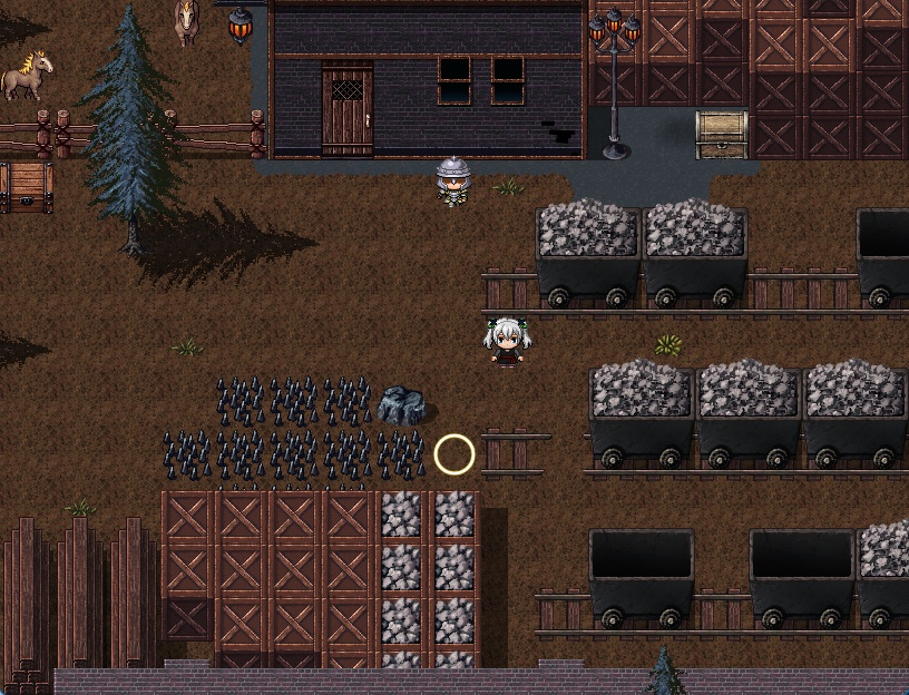 RPGツクールMV・MZ用 マップチップ・タイルセット14 『炭鉱町・雪の街・冬の街・スラム街・ファンタジー・ヨーロッパ』