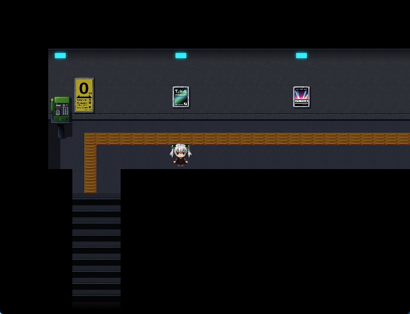 RPGツクールMV・MZ用 マップチップ・タイルセット15 『地下通路・トンネル・駅の通路・現代・日本』