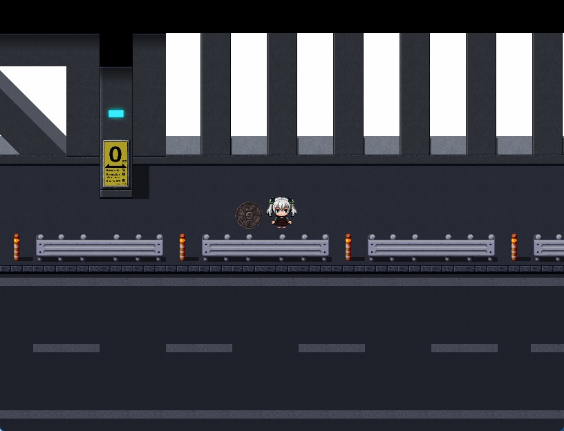 RPGツクールMV・MZ用 マップチップ・タイルセット15 『地下通路・トンネル・駅の通路・現代・日本』